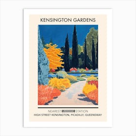 Kensington Gardens London Parks Garden 1 Art Print
