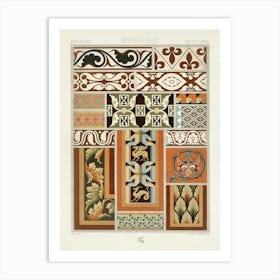 Middle Ages Pattern, Albert Racine (15) Art Print