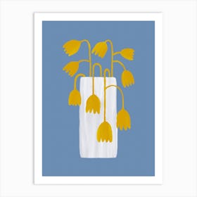 Retro Vase Art Print