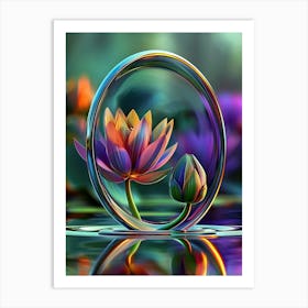 Lotus Flower 166 Art Print