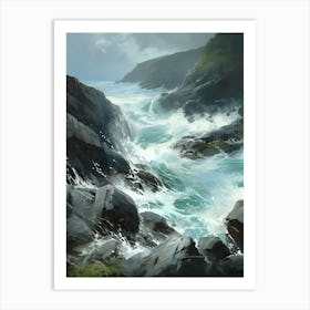 Stormy Seas Art Print