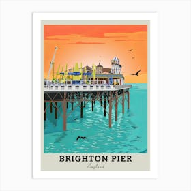 Brighton Pier Travel Art Print