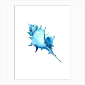 Watercolor Sea Shell 1 Art Print