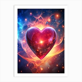 Heart Of Light Art Print