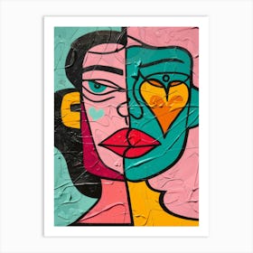 Face Painting 10 Art Print