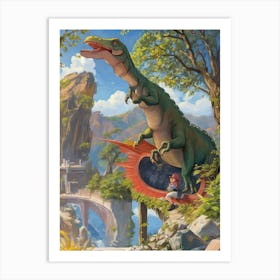 T - Rex Art Print