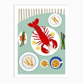 Lobster Print Art Print