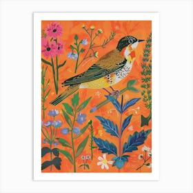 Spring Birds Chimney Swift 5 Art Print