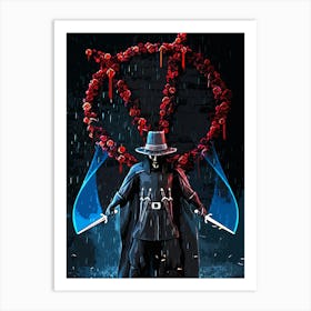 Vengeance V For Vendetta movie Art Print