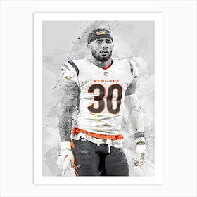 Jessie Bates Iii Cincinnati Bengals Art Print