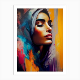 Modest Visions Veiled In Vibrance 10 Art Print