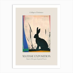 Rabbit 1 Matisse Inspired Exposition Animals Poster Art Print