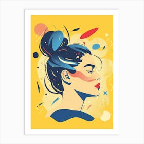 Portrait Of A Woman 435 Art Print