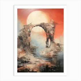 Ruined Abstract Minimalist 5 Art Print