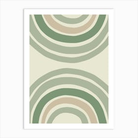 Green Abstract Art_2456424 Art Print