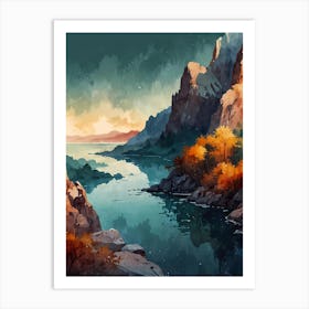 Landscape Painting 166 Art Print