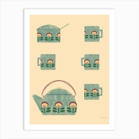 DDR Teapot Art Print