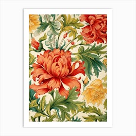 Floral Pattern 18 Art Print