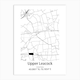 Upper Hutt,New Zealand Minimalist Map Art Print