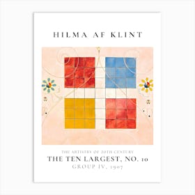 Hilma Af Klint Ten Largest No 10 Group Art Print