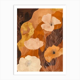 Orange Poppies 1 Art Print