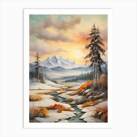 Winter Landscape 29 Art Print