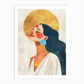 Woman In Gold 4 Art Print