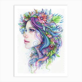 Psychedelic Art 8 Art Print