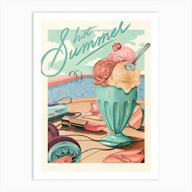 Hot Summer Art Print