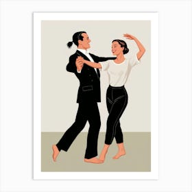 Tango Dancers Art Print