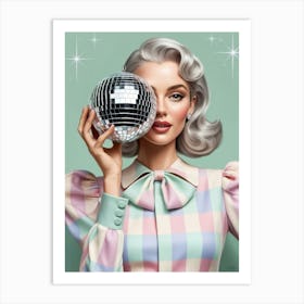 Disco Ball 39 Art Print