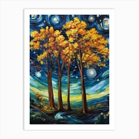 Starry Night 224 Art Print