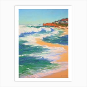 Coogee Beach Australia Monet Style Art Print