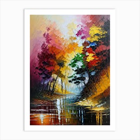 Abstract Landscape Painting 9 Art Print