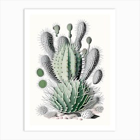 Parodia Cactus William Morris Inspired 1 Art Print