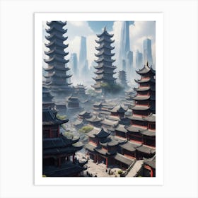 city 1 Art Print