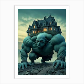 Troll House Art Print