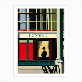 London Cafe Art Print