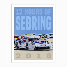 Porsche Rsr Sebring Art Print