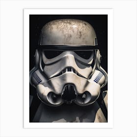 Stormtrooper Helmet 2 Art Print