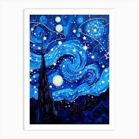 Starry Night 33 Art Print