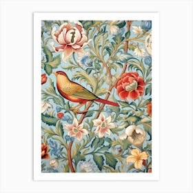 Bird On A Branch 7 Art Print