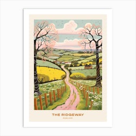 The Ridgeway England 2 Hike Poster Art Print