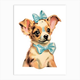 Vintage Dog Kitsch 4 Art Print