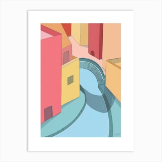 Summer In The City Art Print