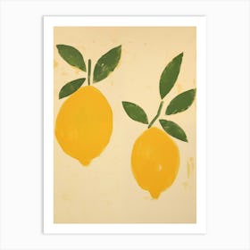 Lemons Art Print