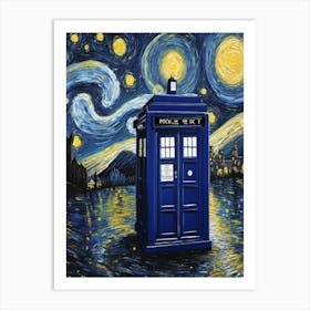 Van Goth Tardis 1 Art Print