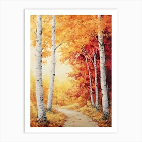 Beautiful Autumn Painting 13 Art Print