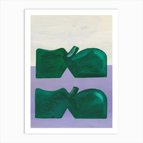 Green Shoes Art Print