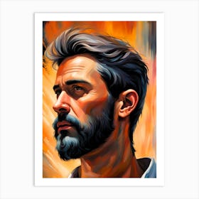 Creative Male Portrait 29 Art Print